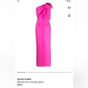 Sachin Babi Bonnie Gown Pink